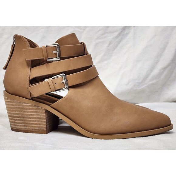 DV Dolce Vita Ombree Buckle Booties Women's Size 10 Faux Leather - Picture 7 of 11